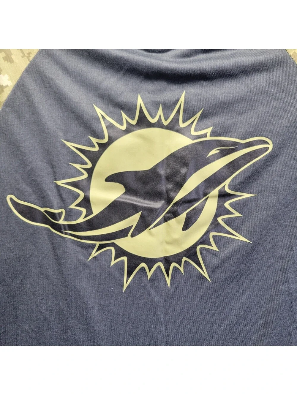 Nike Salute To Service Women's Sz S Longsleeve Dolphins Dri-Fit Shirt